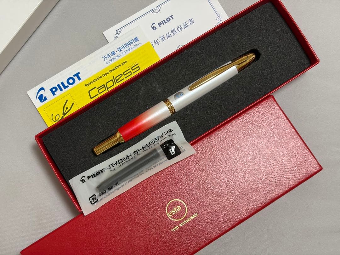 パイロット キャップレス ニッポニア Nipponia オエステ限定 万年筆 F