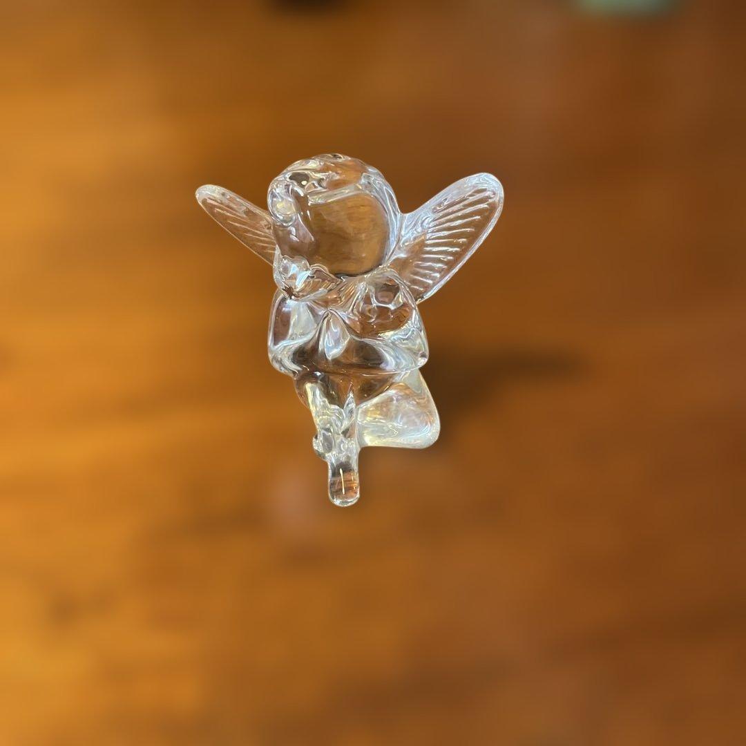 Baccarat クリスタルガラス 天使 置物