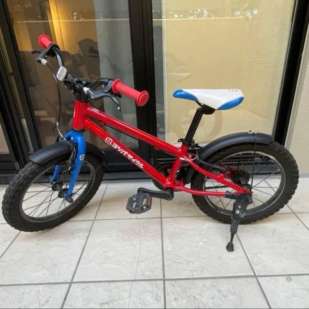 ヨツバサイクル 16インチ ヒーローレッド 子供用 自転車