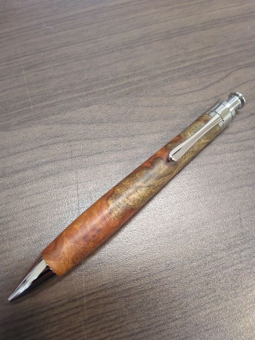 専用 工房楔 花梨紅白こぶ杢 キングウッド シャーペン 0.5