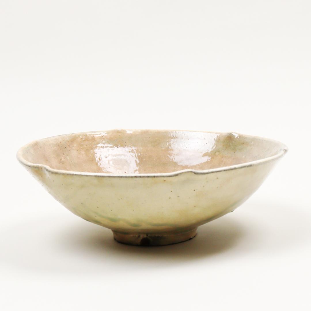 御本手 輪花 鉢 21cm