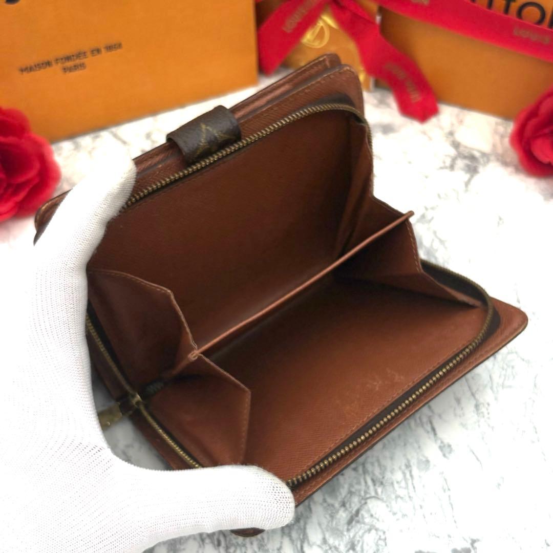 【早い者勝ち】 ルイヴィトン モノグラム ポルトパピエジップ 折り財布