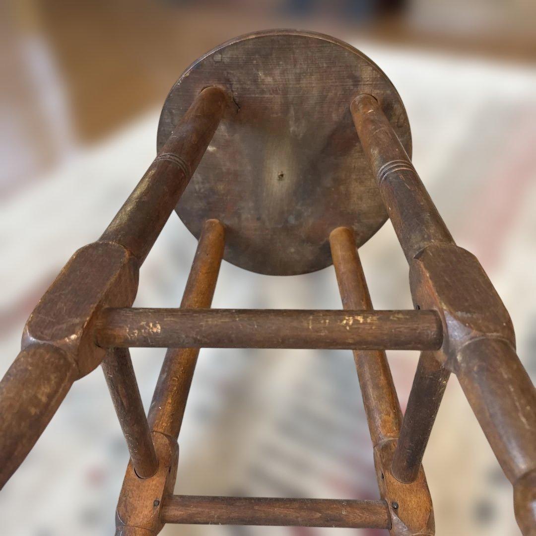 昭和レトロ木製椅子可愛い