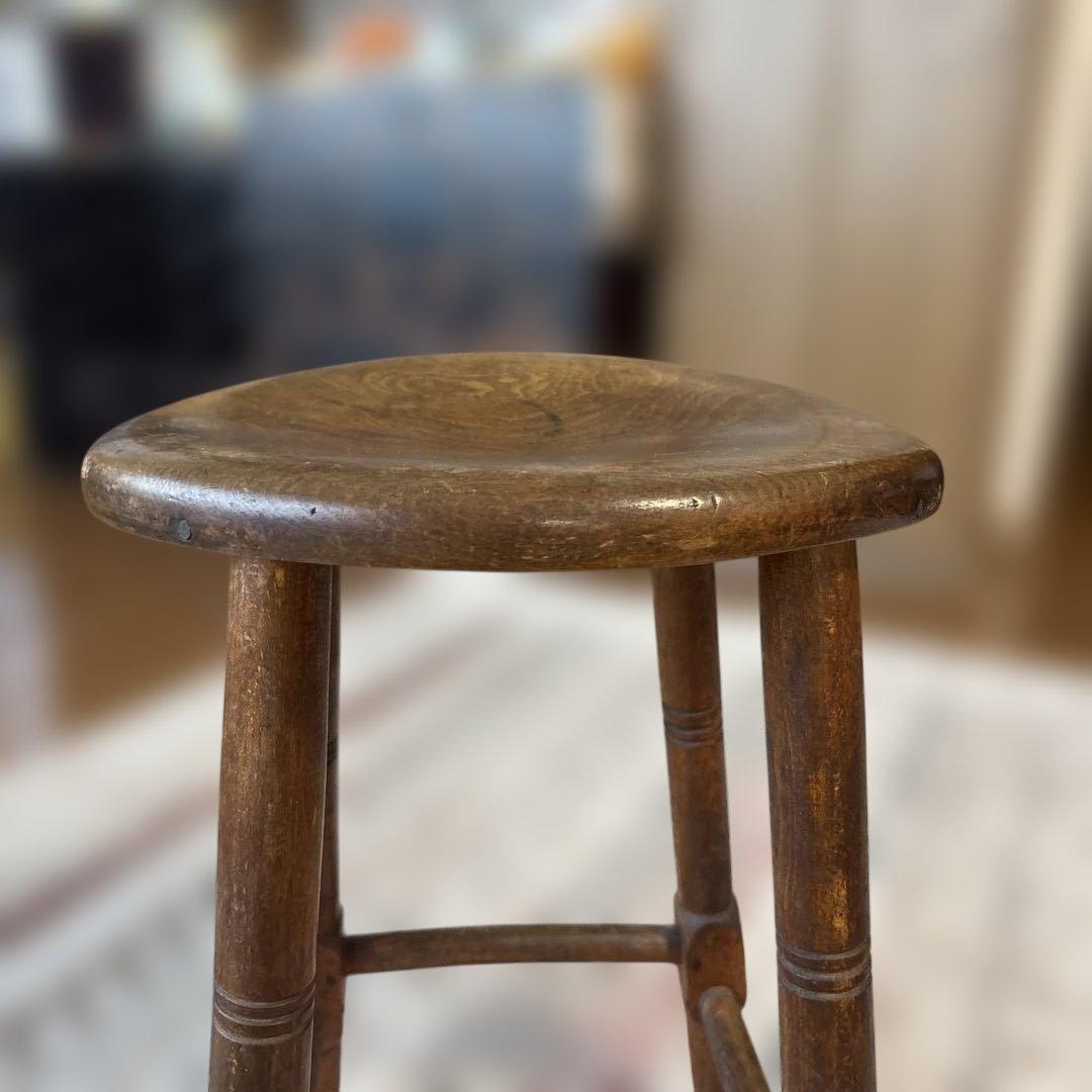 昭和レトロ木製椅子可愛い