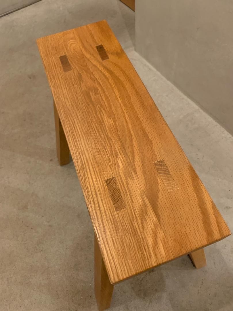 ④　無印良品　ベンチ小　廃盤品