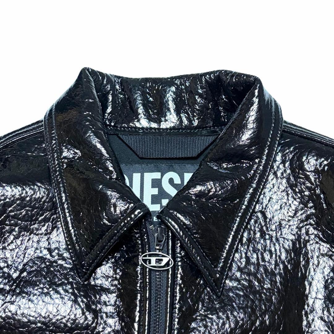 りく DIESEL シングルライダースジャケット アウター Lサイズ 美品