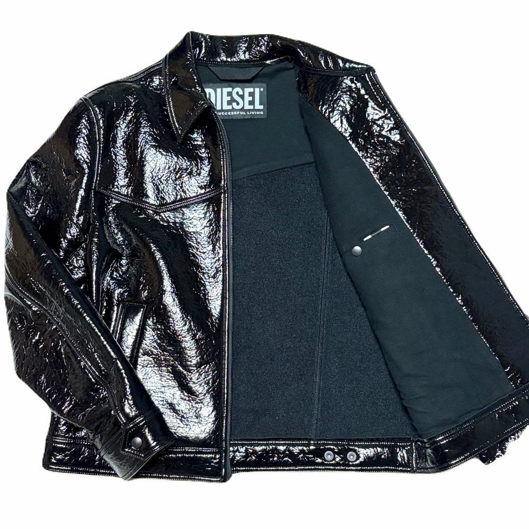 りく DIESEL シングルライダースジャケット アウター Lサイズ 美品