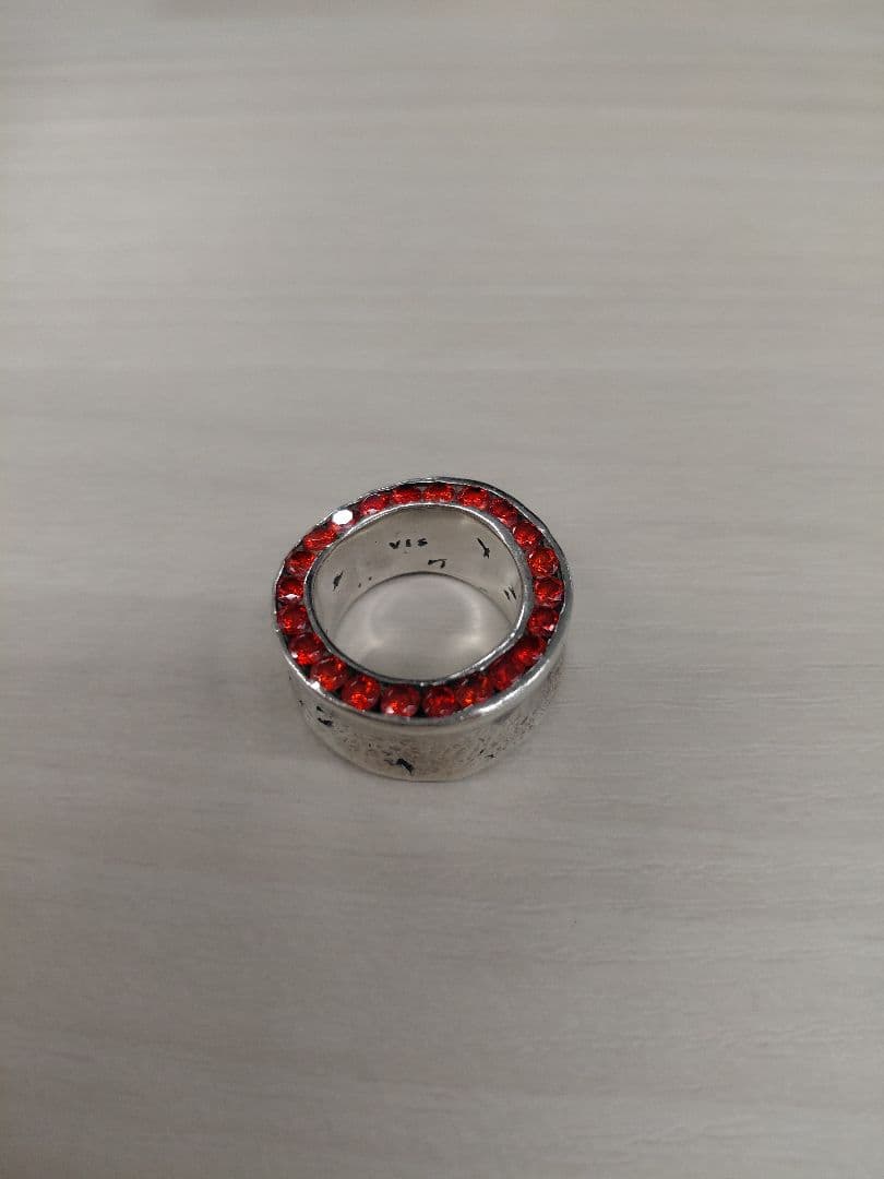 e.m. ジルコニア埋め込みシルバーリング