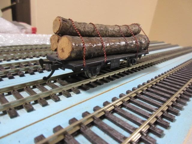 鉄道模型（HOゲージ） ミニ 無蓋貨車列車セット （金属製・カツミ/エンドウ製）