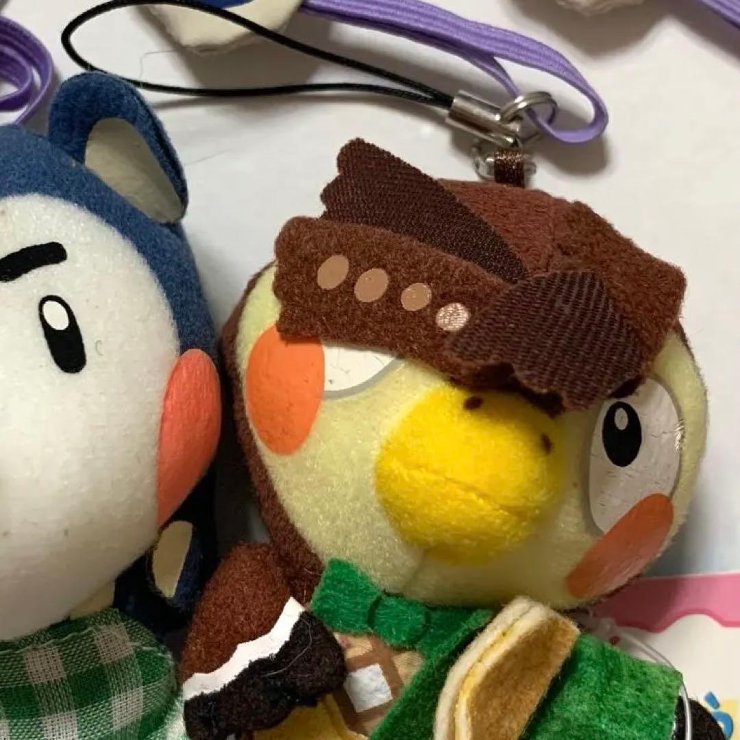 どうぶつの森 画面クリーナー付マスコット・指人形 他 6点セット