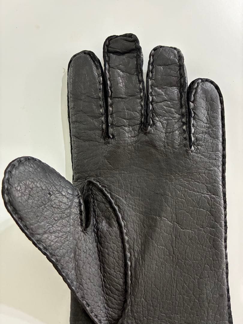 ペッカリー革手袋　カシミヤライニング