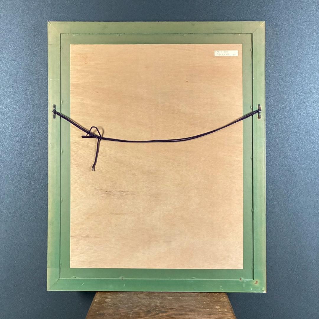 美品 ポール・アイズピリ「鳥と花束」リトグラフ 直筆サイン入 豪華額装 パリ画壇