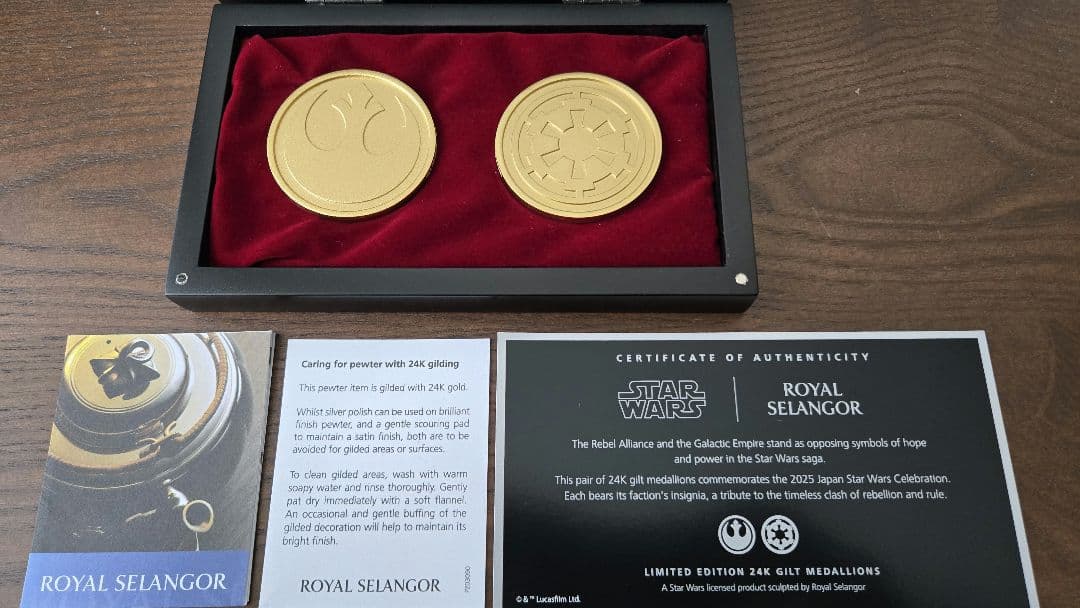 【世界500セット限定品】スターウォーズセレブレーションジャパン　限定メダル