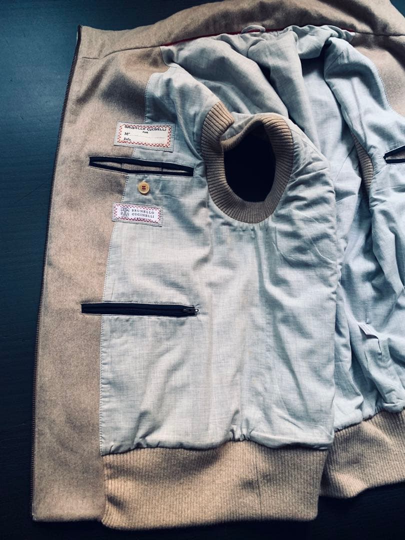 Brunello Cucinelli氏ご愛用　極上カシミアスーツベスト¥45万