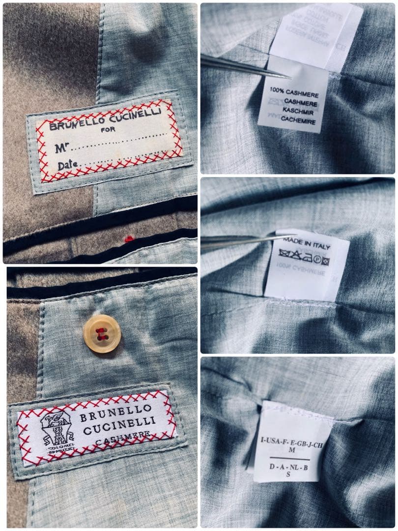 Brunello Cucinelli氏ご愛用　極上カシミアスーツベスト¥45万