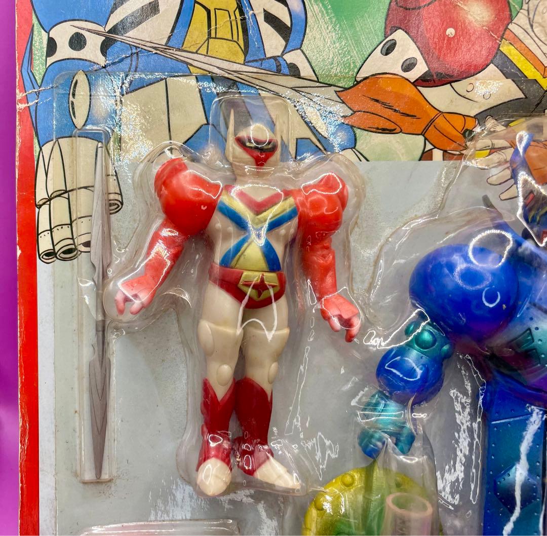 宇宙の騎士テッカマン ペガス ソフビ人形セット ブリスターパック未開封新品 中嶋