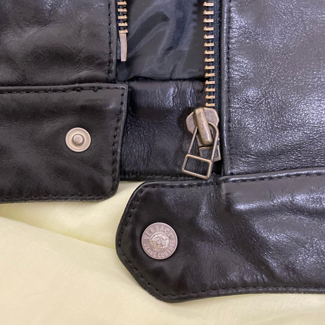《最終値下げ》VERSACE JEANS COUTURE ライダース M