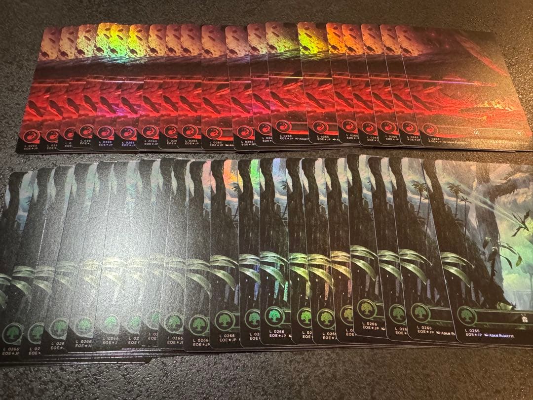 M*s様 mtg 久遠の終端　拡張foil 土地　セット