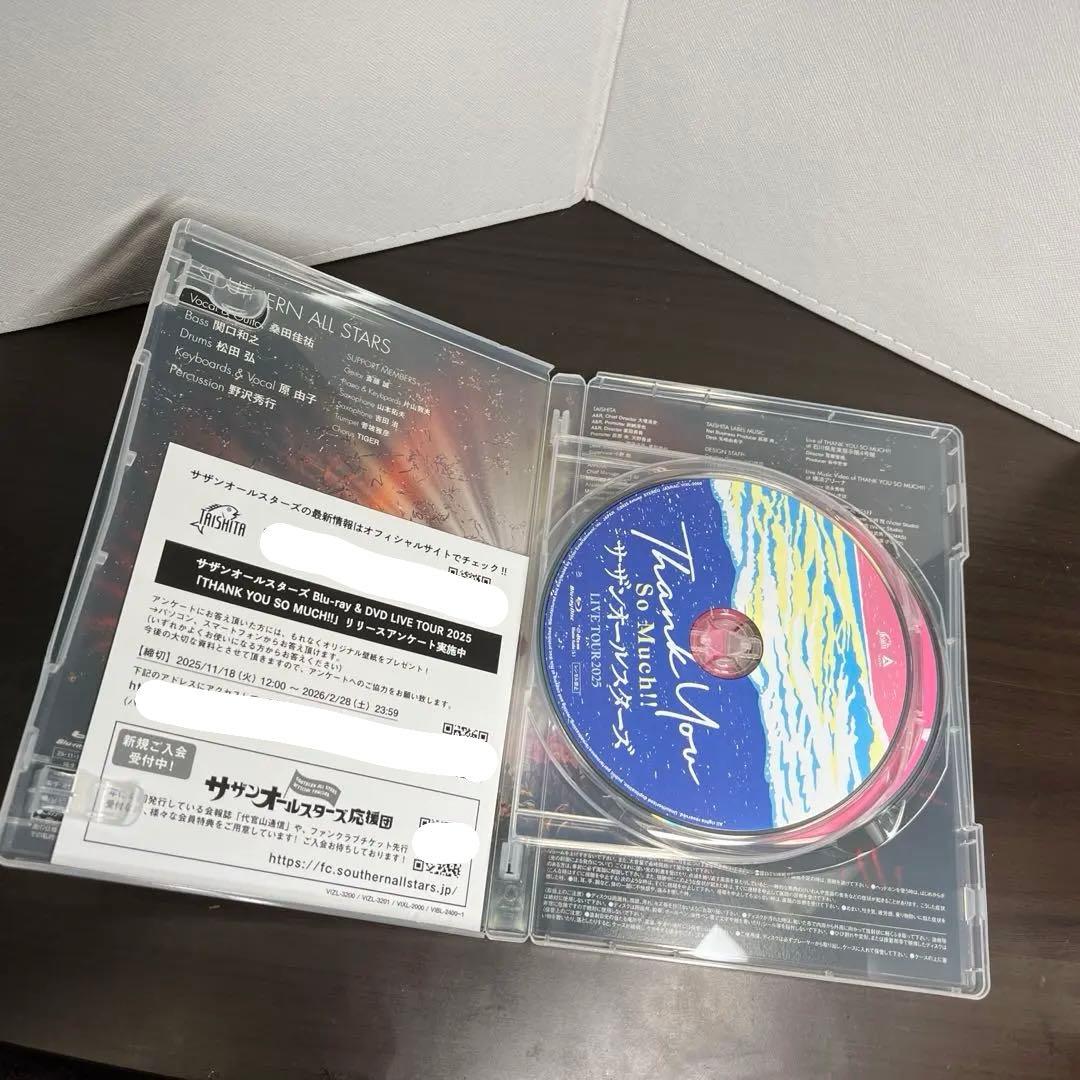 サザンTHANK YOU SO MUCH!!ブルーレイ 完全生産限定盤