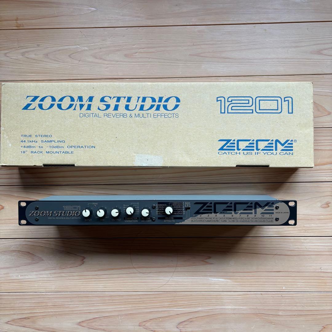 ZOOM 1201 デジタルリバーブ&マルチエフェクツ　動作品　箱付
