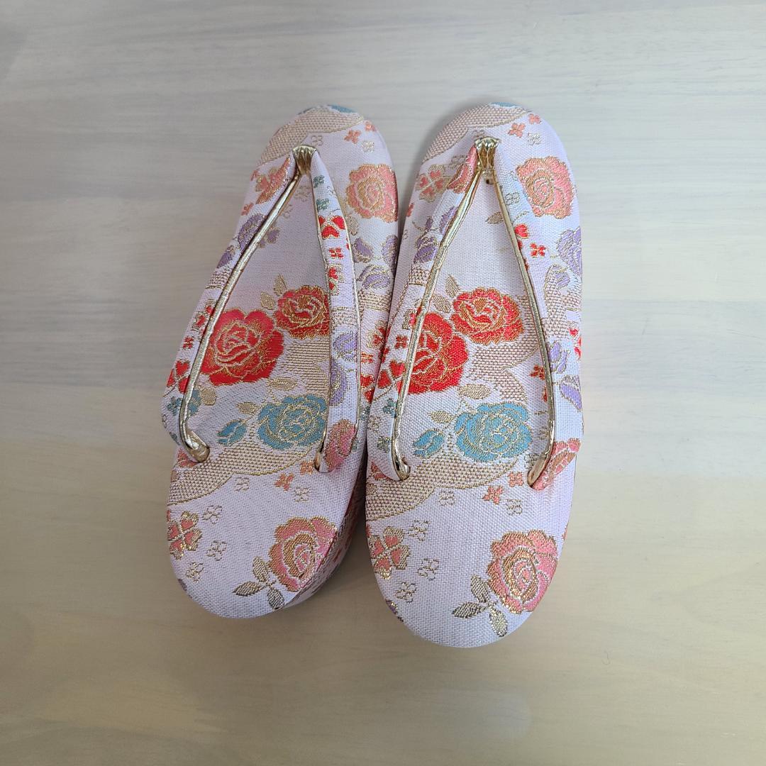 七五三帯 はこせこセット　7歳　ピンク系　8点セット