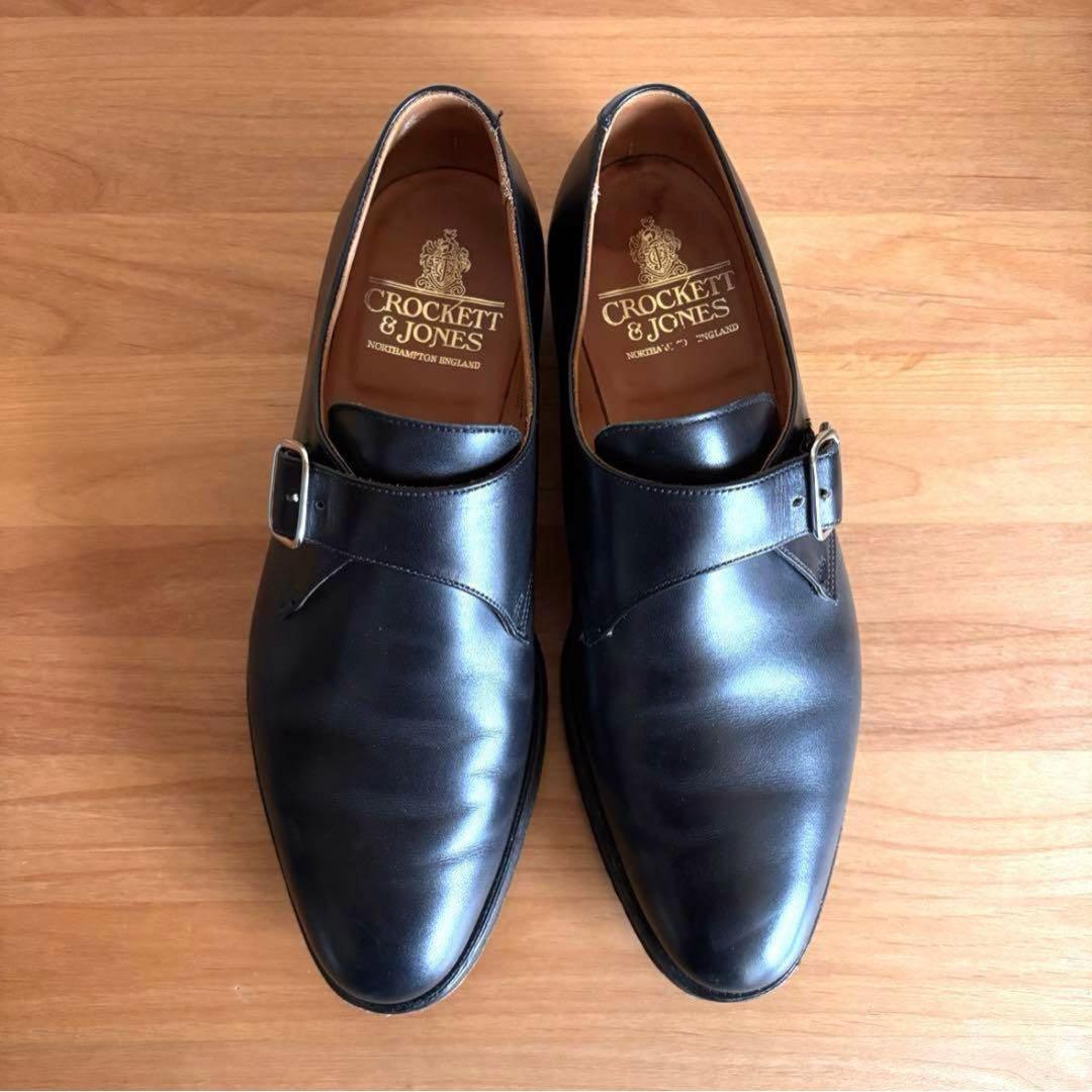 フ*ジ様 CROCKETT&JONES MALVERN 3シングルモンクストラッ