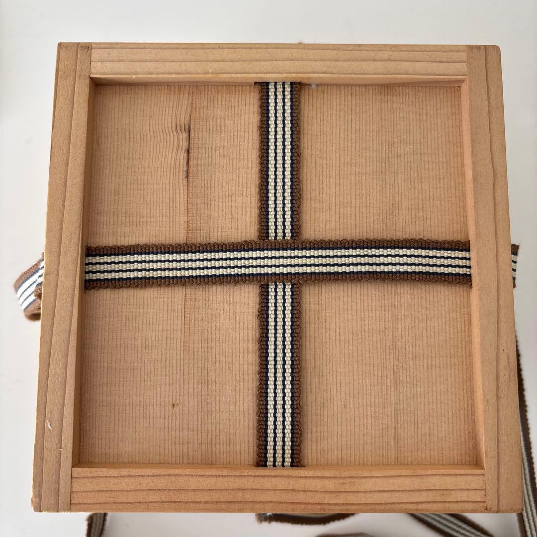 【新品未使用】抹茶茶碗　兎月窯　杉浦文泰作　瀬戸焼　御題『風』共箱　ウコン布　秋