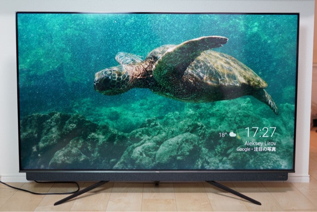 TCL 55C815 4K 量子ドット スマートテレビ サウンドバー搭載