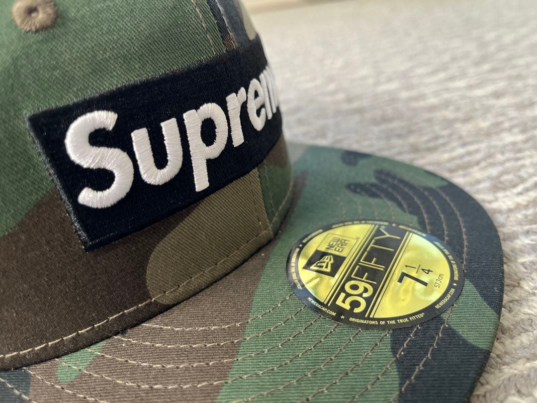 シュプリーム ボックス ロゴ メッシュ バッグ ニューエラ カモフラ