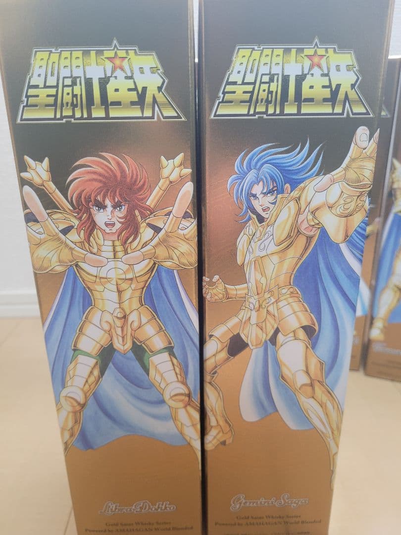 聖闘士星矢 長浜蒸溜所 アマハガン 黄金聖闘士ウイスキー 限定品 7本まとめて