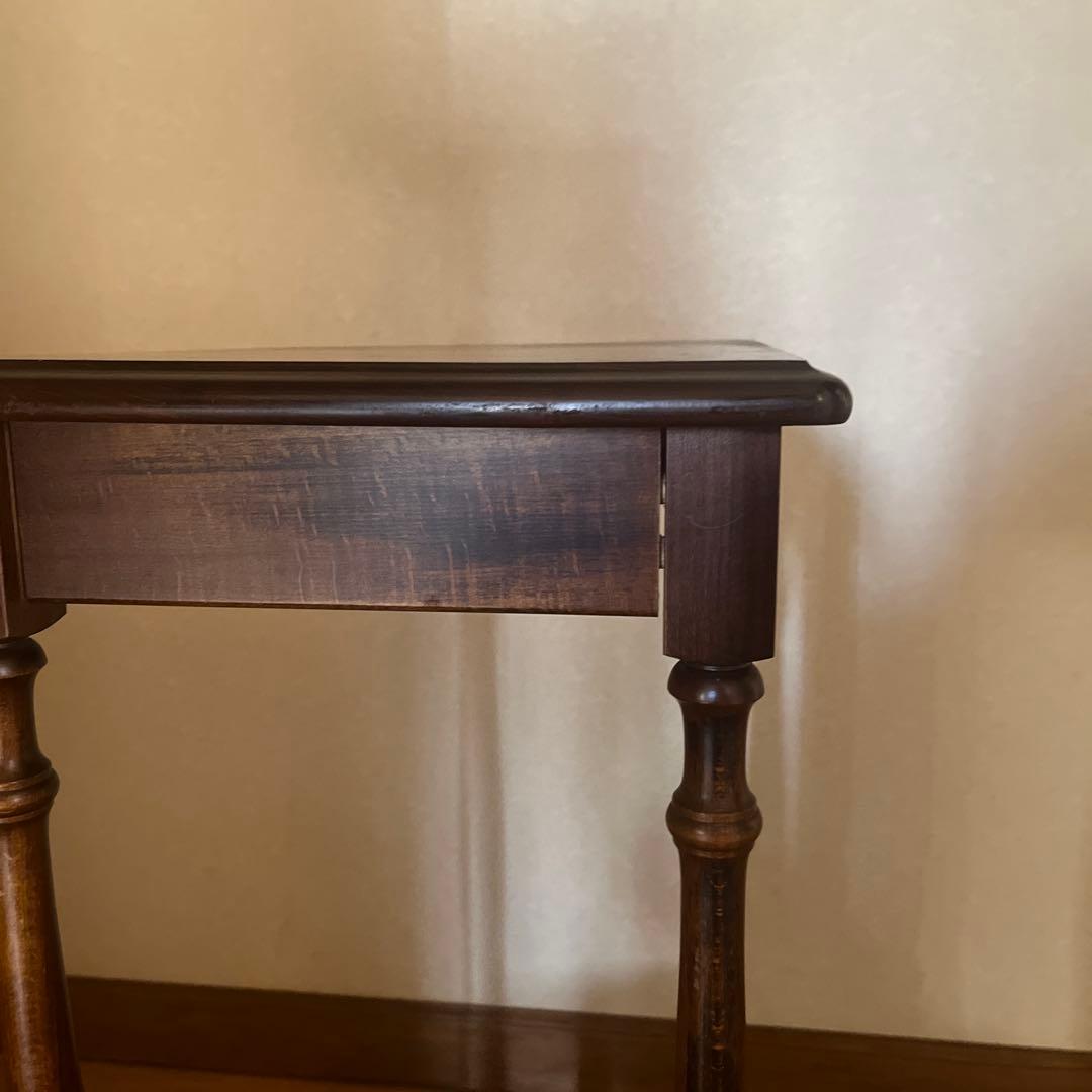 カリモクkarimoku コロニアル　コーナーテーブル コーナーラック 花台