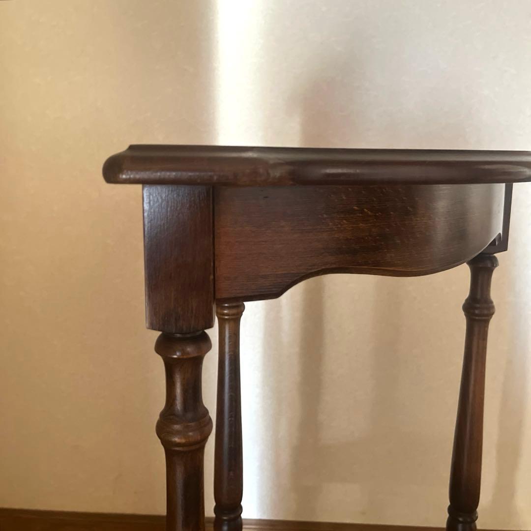 カリモクkarimoku コロニアル　コーナーテーブル コーナーラック 花台