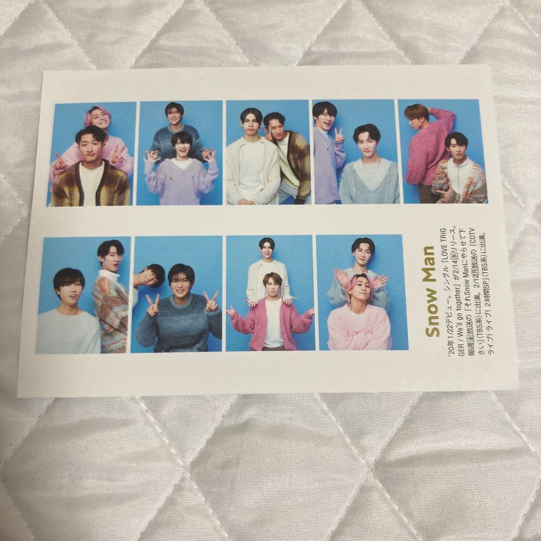 渡辺翔太　アクスタ　 Man 証明写真　デンティス　スノーマン