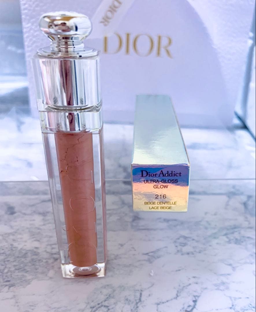 Dior限定！Diorピンク巾着ポーチ＆香水×リップの特別セット