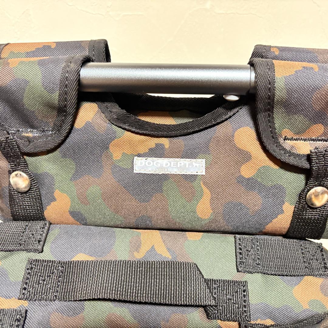 【美品】Dogdept キャリーバッグ リュック ドッグデプト カモフラージュ