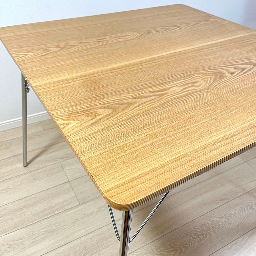 (つ26)イームズ 折りたたみ式 ダイニングテーブル DTM-2 正方形