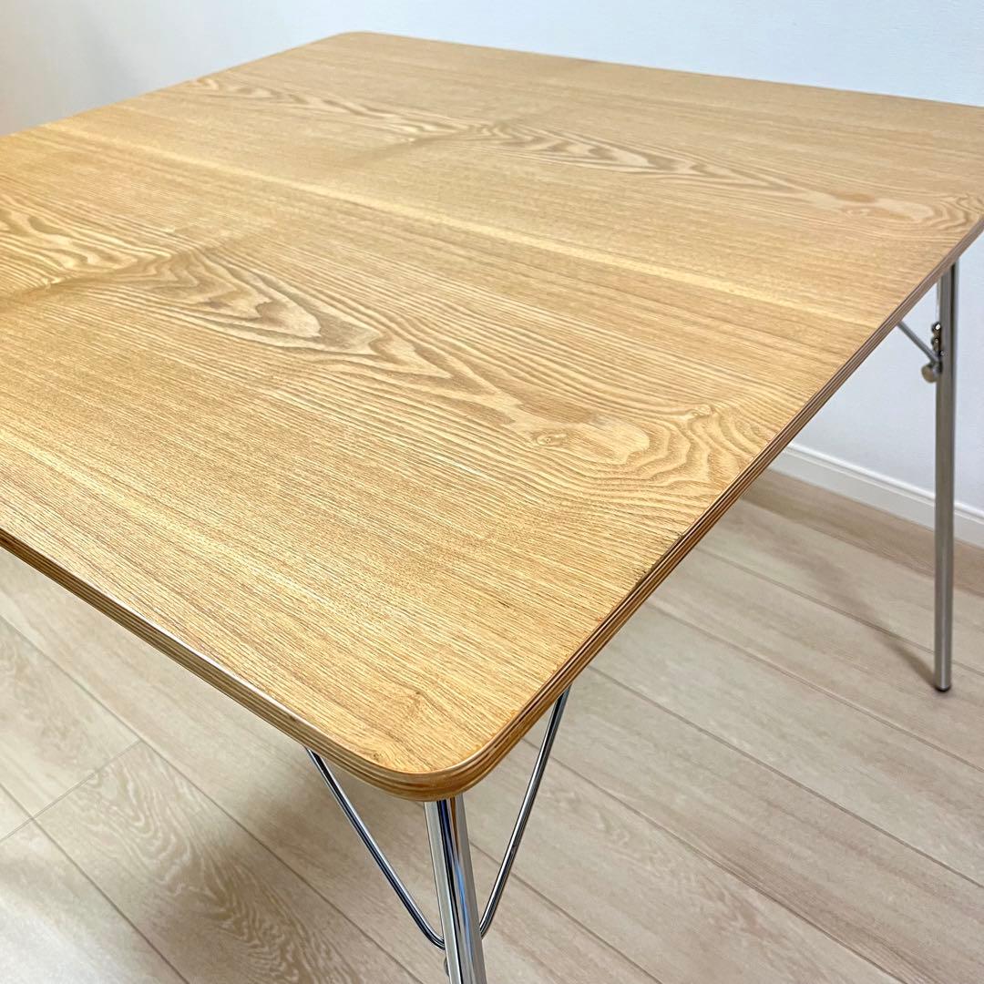 (つ26)イームズ 折りたたみ式 ダイニングテーブル DTM-2 正方形