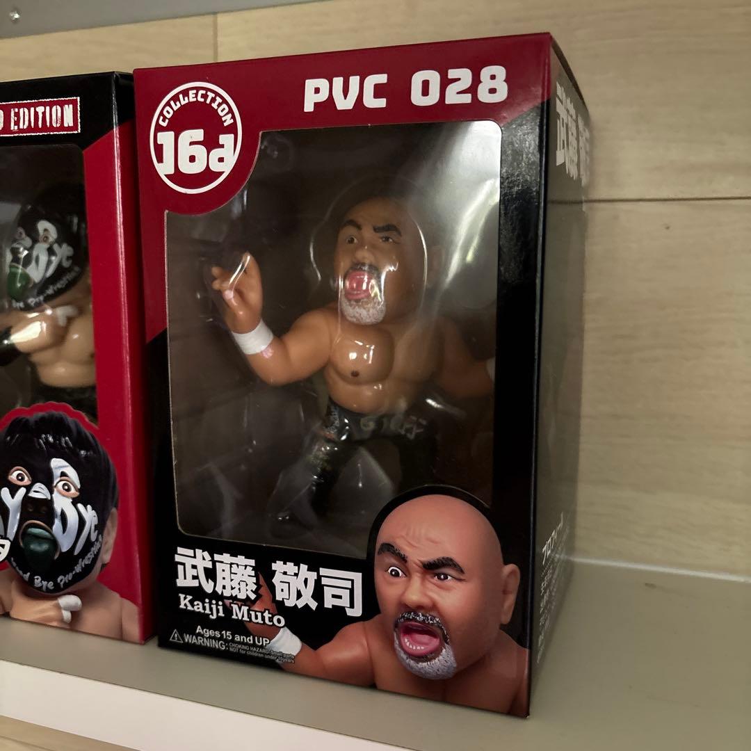 プロレス　ソフビ　フィギュア　武藤敬司　グレートムタ　内藤哲也　限定品　レア