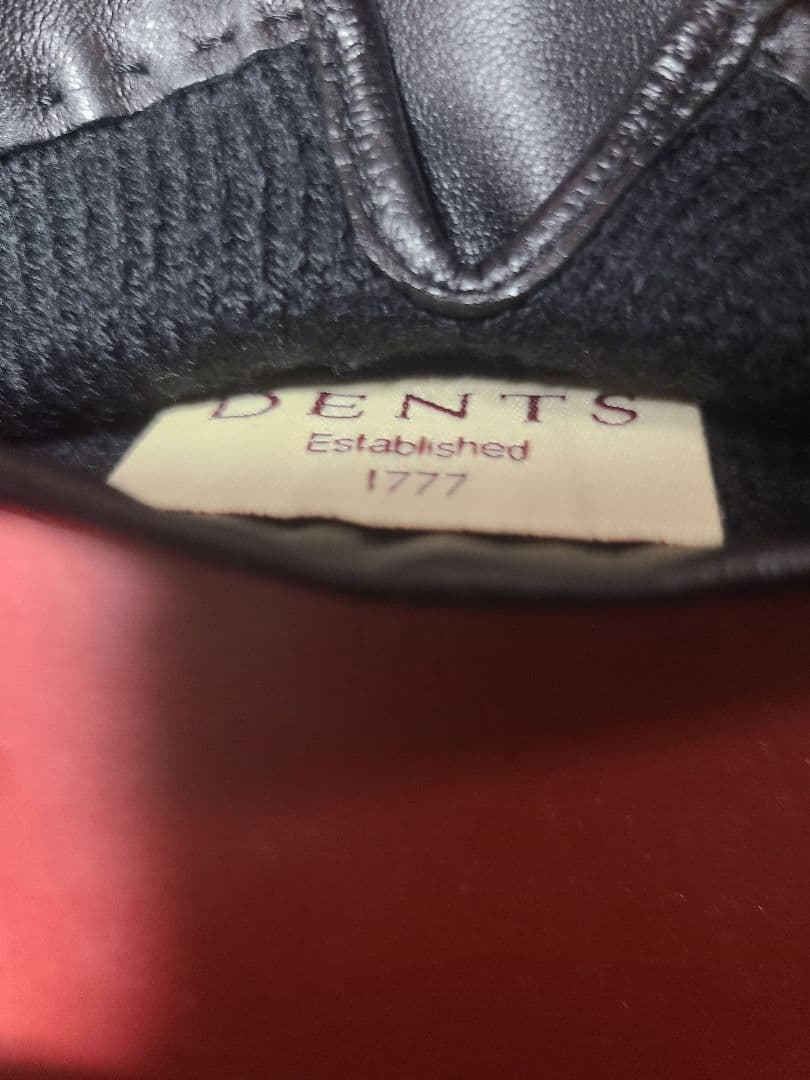 DENTS ブラック レザー 手袋