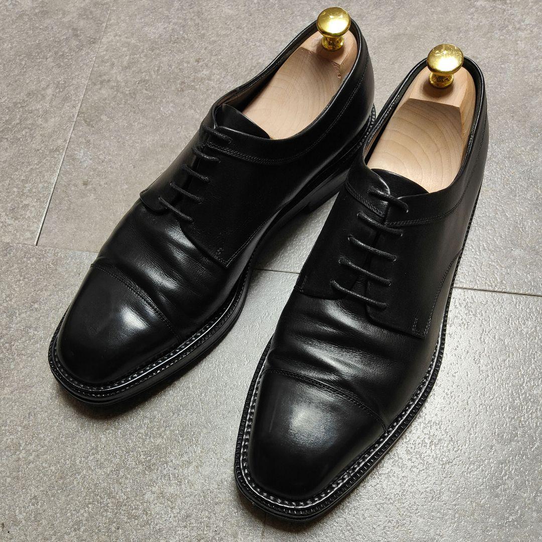 【Salvatore Ferragamo】ストレートチップレザーシューズ 伊国製