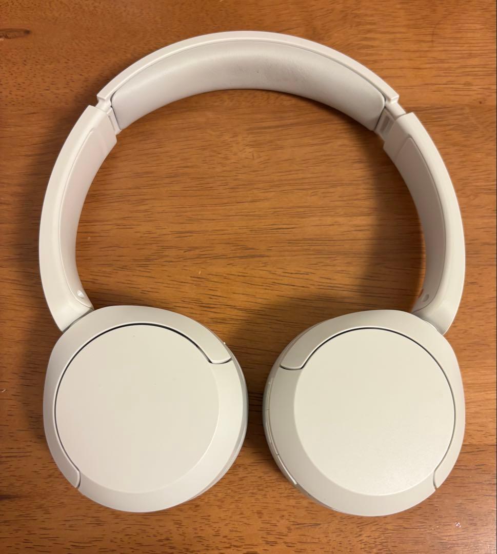 SONY ワイヤレスヘッドホン Bluetooth 白