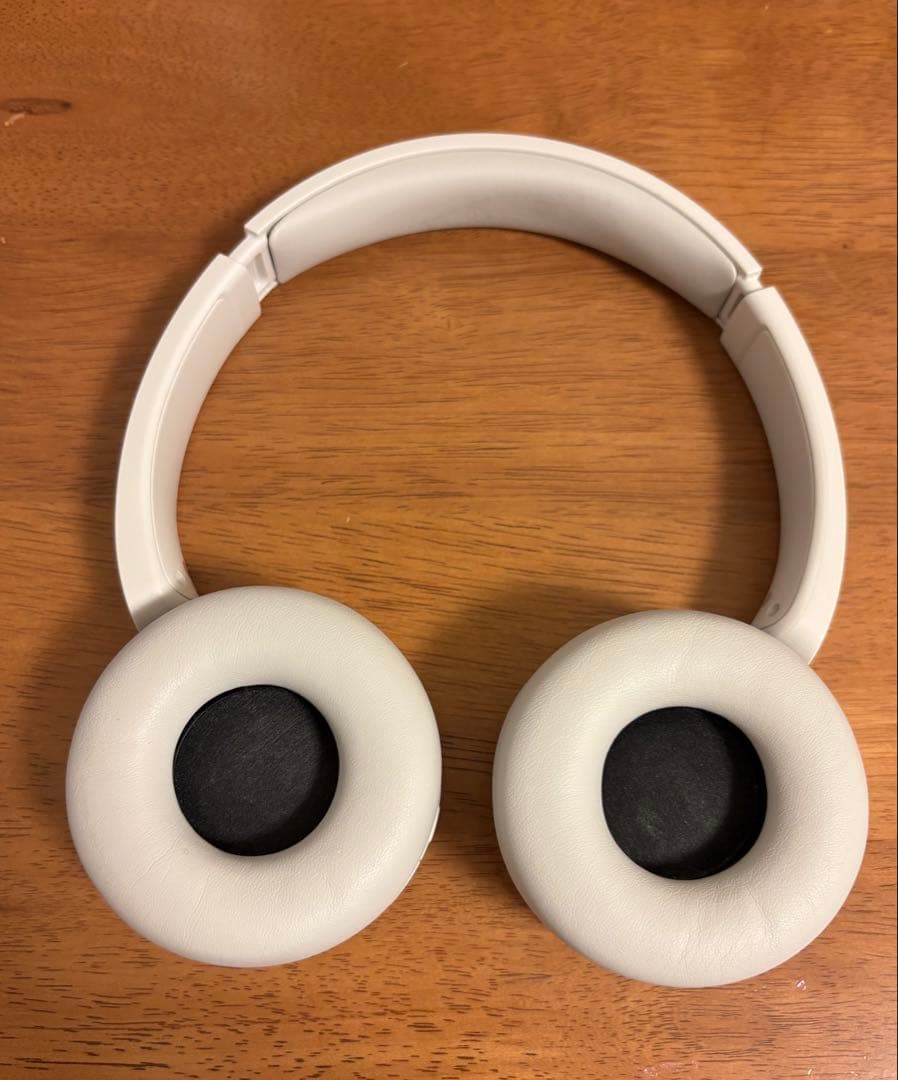 SONY ワイヤレスヘッドホン Bluetooth 白