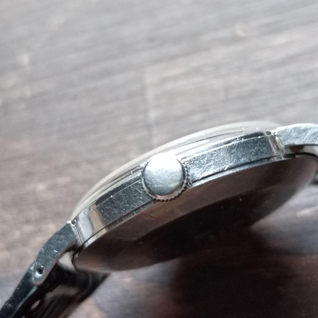 OH済みセイコー　ユニークSEIKO UNIQUE 15石SマークSS手巻き時計