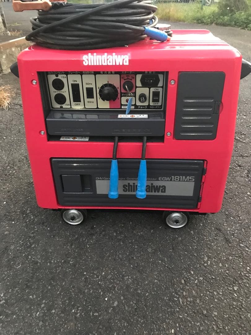 shindaiwa EGW 181MS ポータブル発電機溶接機￼050