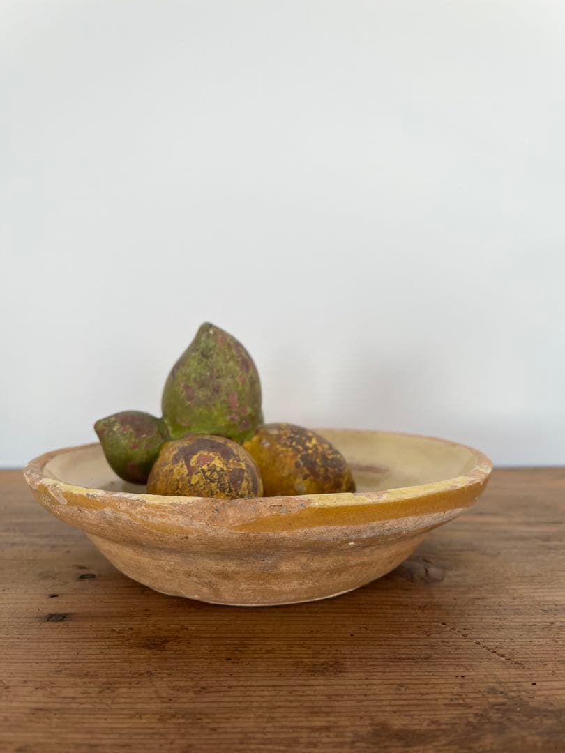 アンティーク　フランス　南仏　陶器　ボウル