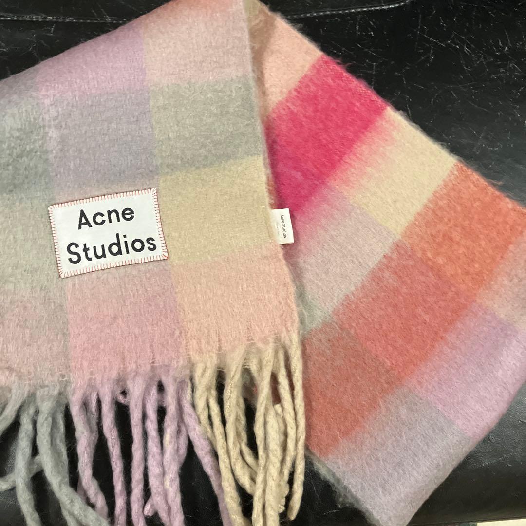 Xmas SALE！！Acne Studios チェック柄マフラー　2本セット