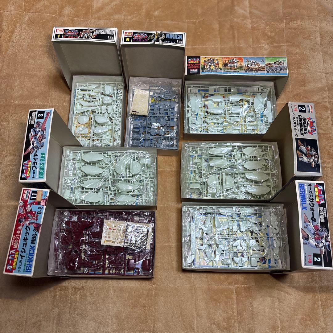 オーガス　プラモデル　7セット