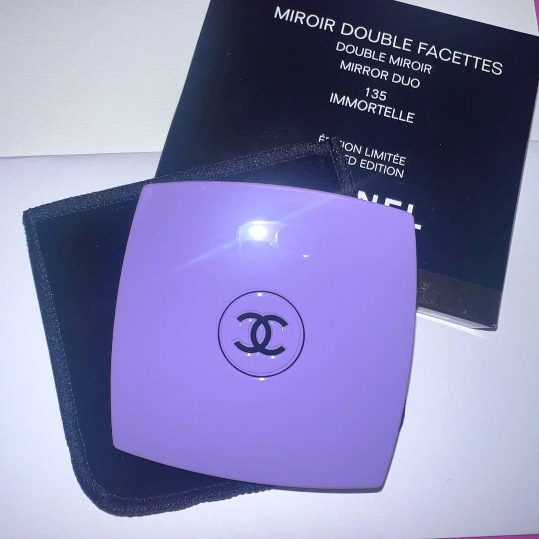 シャネル コンパクト ミラー イモーテル 135 パープル CHANEL 鏡