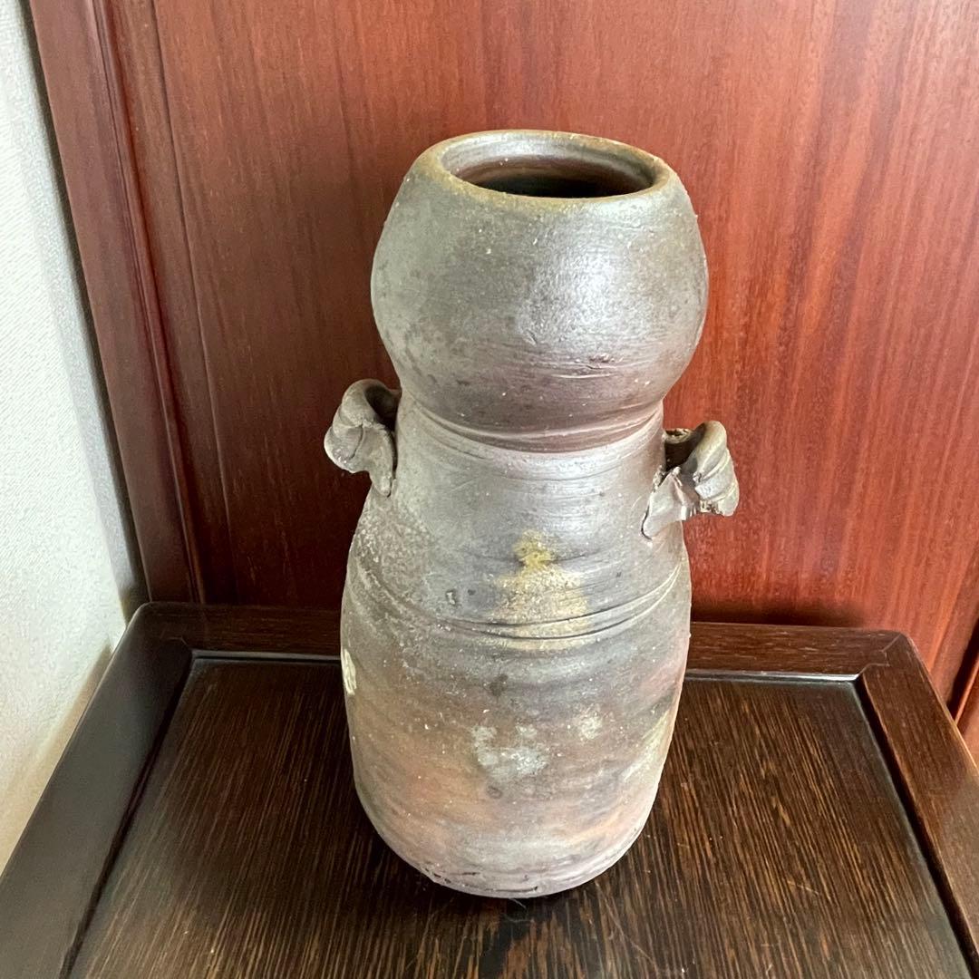 備前焼 見附文雄 花生 花入 花器 花瓶