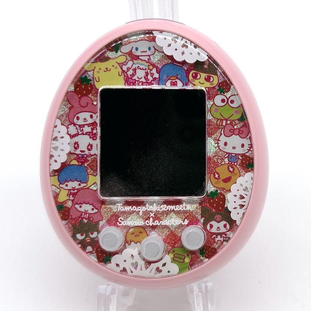 たまごっちみーつ サンリオキャラクターズみーつ ver.ピンク ストラップ付き
